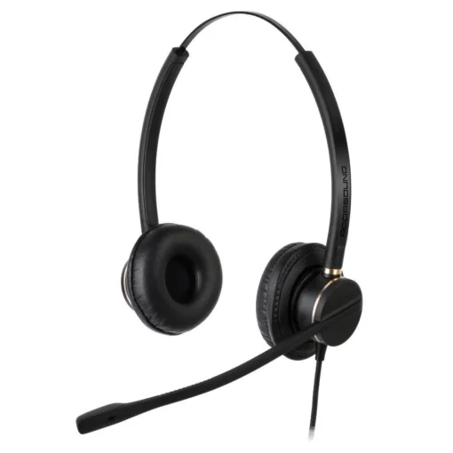 Слушалки с микрофон Addasound Crystal 2872 Duo UCQD черно/златно