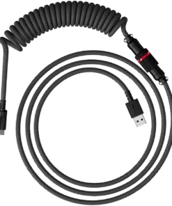 Кабел за клавиатура HyperX Coiled Cable USB-C Gray-Black