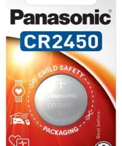 Бутонна батерия литиева PANASONIC CR2450 3V  1 бр. в блистер цена за 1