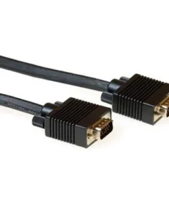 Кабел ACT AK4271 VGA мъжко - VGA мъжко 15 pin 15 м Черен Булк