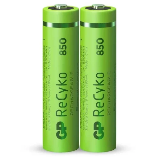 Акумулаторна Батерия GP R03 AAA 850mAh NiMH 85AAAHCE-EB2 RECYKO 2 бр. в