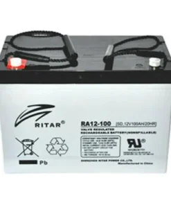 Оловна батерия RITAR (RA12-100S) AGM 12V / 100 Ah 306.5/ 168.5/ 210mm F15(M6)