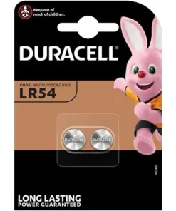 Батерия алкална DURACELL LR1130 LR54 AG10 2pk блистер 1.5V