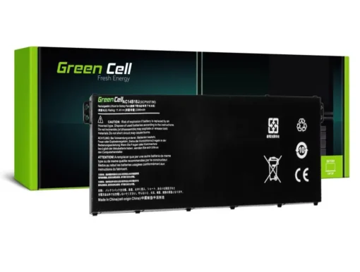 Батерия  за лаптоп GREEN CELL  Acer Aspire E 11 ES1-111M ES1-131 E 15 ES1-512 Chromebook 11 CB3-111 13 CB5-311 AC14B3K 1
