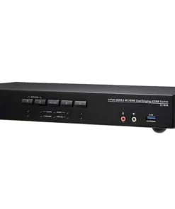 KVM превключвател ATEN CS1844-AT-G 4 порта USB 3.0 За 2 HDMI монитора