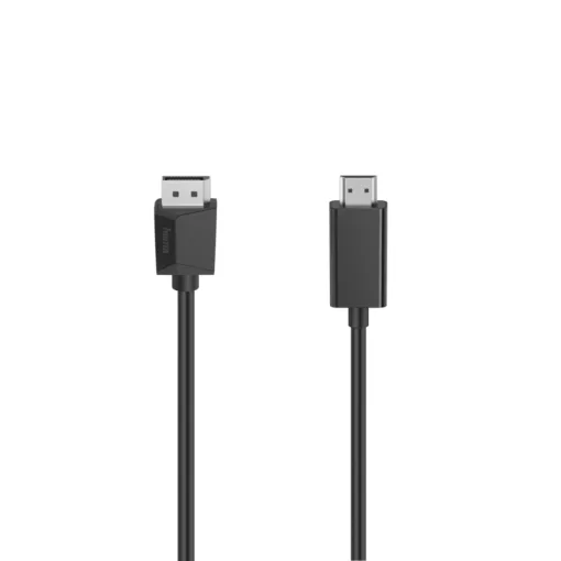 Кабел HAMA 200712 DisplayPort v.1.2 мъжко - HDMI мъжко Ultra-HD 4K 1.5м