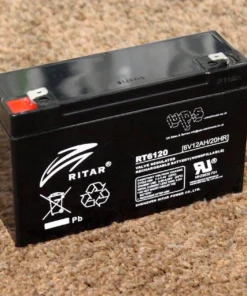 Оловна батерия RITAR (RT612) AGM 6V 12Ah 150 /50 /93 mm Терминал1