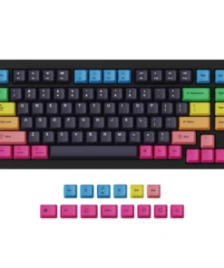 Капачки за механична клавиатура Keychron Rainbow 96-Keycap Set PBT Dye-Sub US