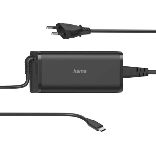 Захранване за лаптоп HAMA универсално 220V 5-20V 92W USB-C Power Delivery