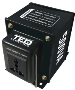 TED ELECTRIC волтов конвертор  220V / 110V  Up / Down  500VA  TED003676