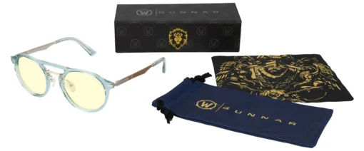 Комплект GUNNAR x World of Warcraft Alliance Edition Blue Crystal - Amber - Очила +