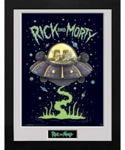 GBEYE RICK AND MORTY - Framed print "Ship" (30x40)