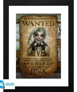 GBEYE LEAGUE OF LEGENDS - Framed print "Jinx Wanted" (30x40)