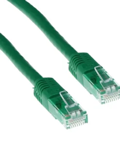 Мрежов пач кабел ACT U/UTP CAT 6 RJ-45 - RJ-45 10 m Медни проводници Зелен Булк