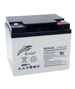 Оловна Батерия RITAR (RA12-45) AGM 12V 45 Ah 198/ 166/ 169 mm Терминал