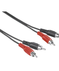Аудио кабел HAMA 2 x Чинч - 2 x Чинч 1.5м Черен