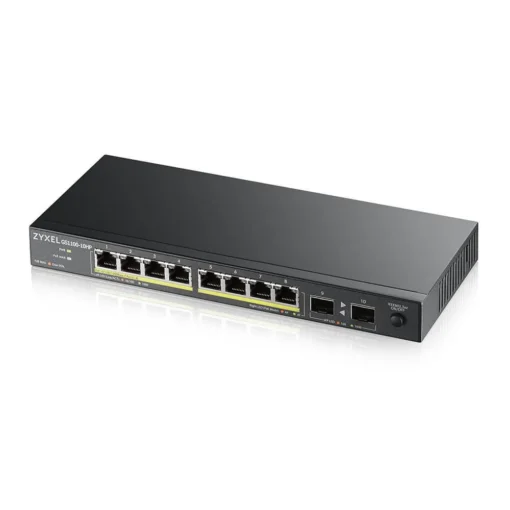 Суич ZYXEL GS1100-10HP 8-портов Gigabit PoE 2xSFP