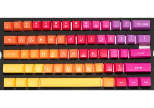 Капачки за механична клавиатура Ducky Afterglow 108-Keycap Set ABS Double-Shot US