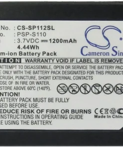 Батерия Cameron Sino За плейстейшън Sony PSP-S110 PSP-2000 PSP-3000 CS-SP112SL LiIon 3.7V