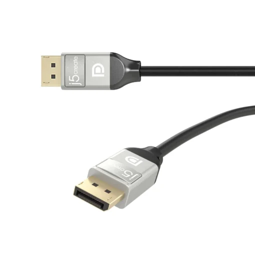 Кабел j5create JDC42 4K DisplayPort  мъжко - DP мъжко 4K 1.8 м