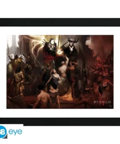 GBEYE DIABLO - Framed print "Diablo IV Nephalems" (30x40)