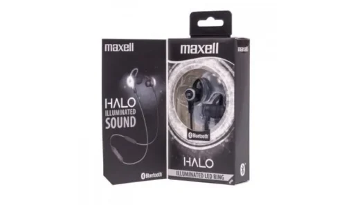 Блутут слушалки-тапи MAXELL HALO SPORT True Wireless Bluetooth 5.0 Черни