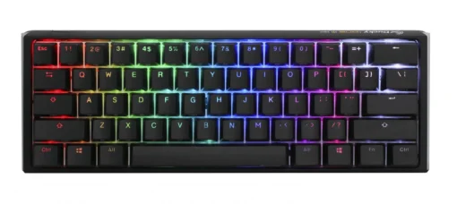 Геймърска механична клавиатура Ducky One 3 Classic Mini 60% Hotswap Cherry MX Speed Silver RGB PBT