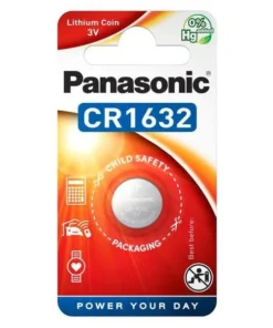 Батерия литиева CR1632 3V  PANASONIC 1 бр. блистер /цена за 1 бр./