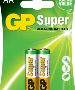 Алкална батерия GP SUPER LR6 AA 2 бр. в опаковка 1.5V GP15A