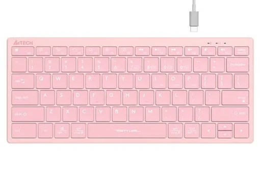 Безжична клавиатура A4TECH FBX51C FSTyler Baby pink Bluetooth 2.4 GHz USB-C Кирилизирана