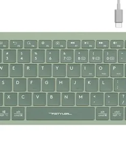 Безжична клавиатура A4TECH FBX51C FStyler Matcha green Bluetooth 2.4 GHz USB-C Кирилизирана
