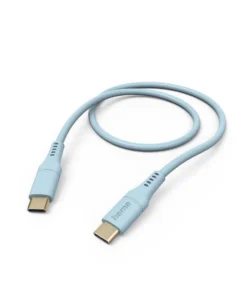 Силиконов кабел за зареждане HAMA USB-C - USB-C 15 м син