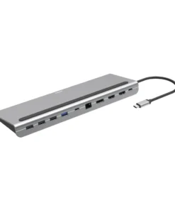 Докинг станция 10 в 1 HAMA Connect2Office Pro USB-A USB-C (PD) HDMI DisplayPort LAN/Ethernet