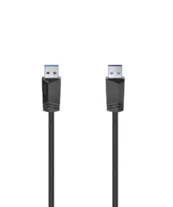 Кабел HAMA  USB 3.0 USB-A мъжко - USB-А мъжко 1.5 м 5Gbit/s екраниран
