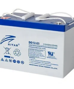 Оловна гелова батерия RITAR (DG12-65) 12V 65Ah 350 / 167 /182 mm  F5/M8 / F11/M6  RITAR За соларни