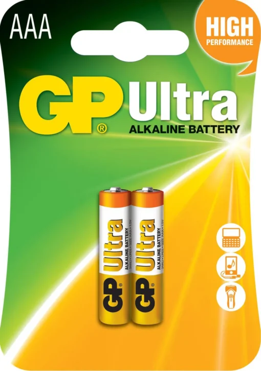 Алкална батерия GP ULTRA LR03 AAA /2 бр. в опаковка/ блистер 1.5V GP