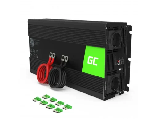 Инвертор GREEN CELL 24/220V  DC/AC 1500W/3000W Модифицирана