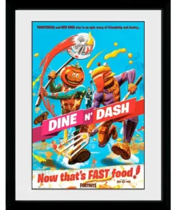 GBEYE FORTNITE - Framed print "Dine n Dash" (30x40)