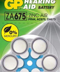 Батерия цинково въздушна GP ZA675 6 бр. бутонни за слухов апарат в