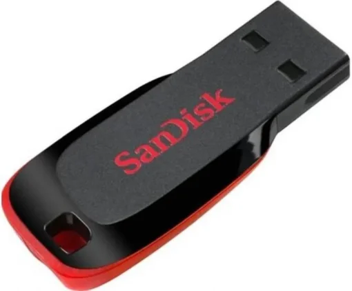USB памет SanDisk Cruzer Blade 64GB USB 2.0 Черен-Червен