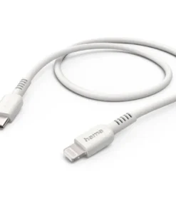 Кабел за зареждане HAMA "Eco" USB-C - Lightning 1 м бял