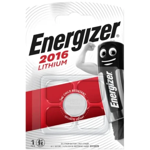 Бутонна батерия литиева ENERGIZER CR2016 3V 1 бр. в блистер