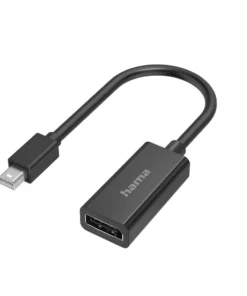 Адаптер HAMA MiniDisplayPort мъжко - DisplayPort женско Ultra-HD 4K Essential
