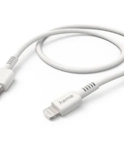 Кабел за зареждане HAMA "Eco" USB-A - Lightning 1 м бял