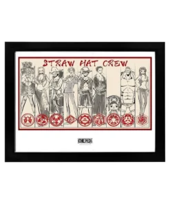 GBEYE ONE PIECE - Framed print "Straw Hat Crew" (30x40)