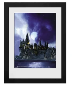 GBEYE HARRY POTTER - Framed print "Hogwarts Painted" (30x40)