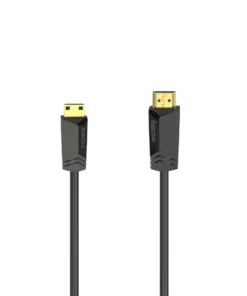 Кабел HAMA HDMI мъжко - mini HDMI мъжко 1.5 м Позл.конектори