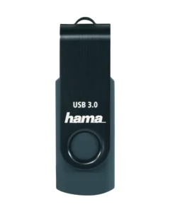 USB памет HAMA Rotate 256GB USB 3.0  90 MB/s Петролно синьо