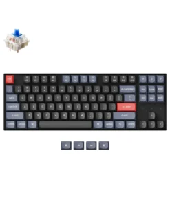 Геймърска механична клавиатура Keychron K8 Pro QMK/VIA TKL Gateron G Pro(Hot Swappable) Blue Switch RGB Backlight