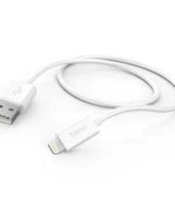 Кабел HAMA USB Charging/Sync Lightning Apple iPhone 1.0м Бял